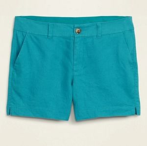 NWT - Mid-Rise Linen Blend "Everyday" Shorts 💙💚